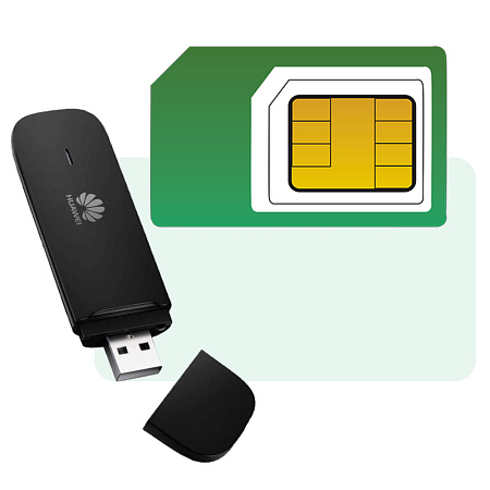 Модем Huawei E3372h-320 + сим-карта