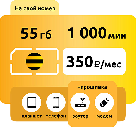 Тариф Билайн Гибкое Решение 450 M